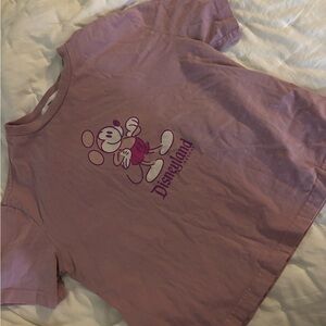 Disneyland Mickey Mouse Pink Crop Top